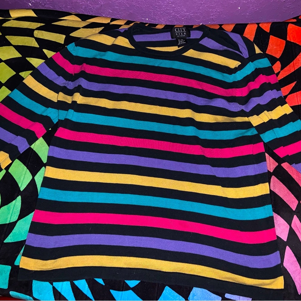 XL Striped Long Sleeve